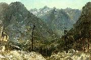 Albert Bierstadt The_Sierra_Nevadas oil painting artist